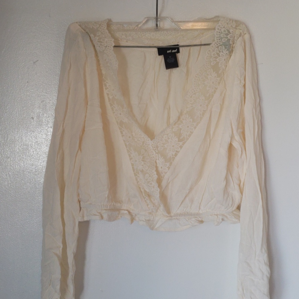 Lace crop top